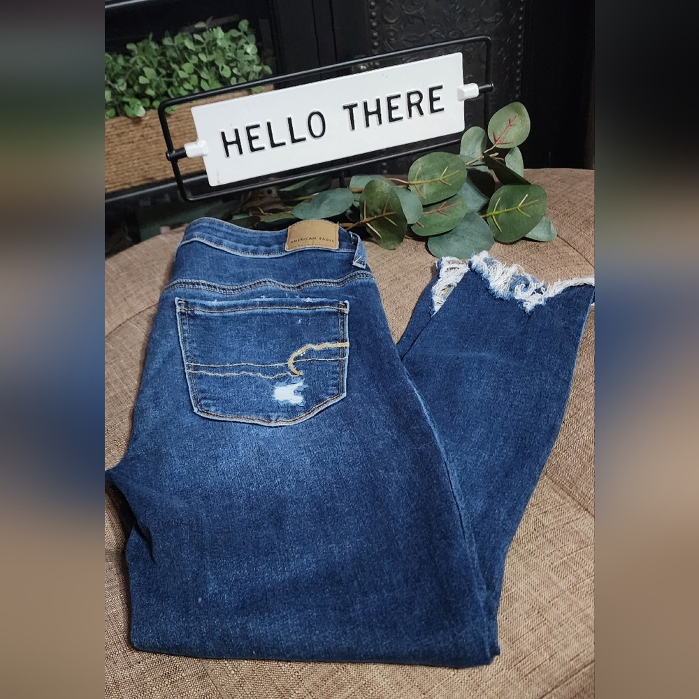 AE American Eagle Outfitters Jegging Crop Next Level Stretch Jeans